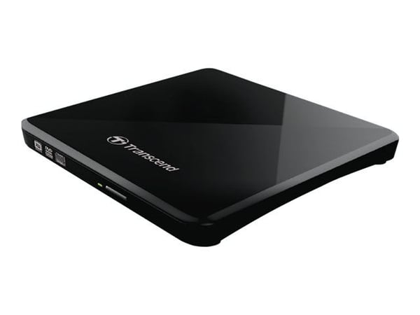 Transcend 8X DVDS-K - Levyasema - DVD±RW (±R DL) / DVD-RAM - 8x/8x/5x - USB 2.0 - ulkoinen - musta