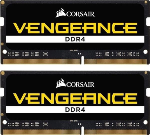 CORSAIR Vengeance - DDR4 - sett - 32 GB: 2 x 16 GB - SO DIMM 260-pin - 3000 MHz / PC4-24000 - CL18 - 1.2 V - ikke-bufret - ikke-ECC