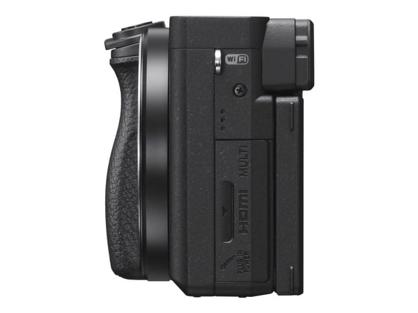 Sony a6400 ILCE-6400 - Digitalkamera - speilløst - 24.2 MP - APS-C - 4K / 30 fps - kun hus - Wi-Fi, NFC, Bluetooth - svart