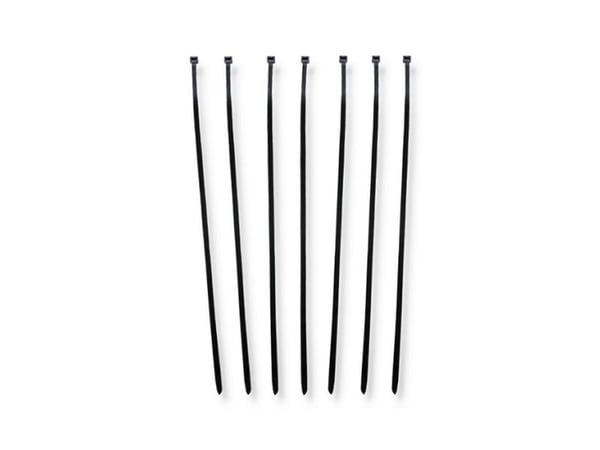 Qoltec - Nippusiteet - 40 cm - musta (50 kpl pakkauksessa)