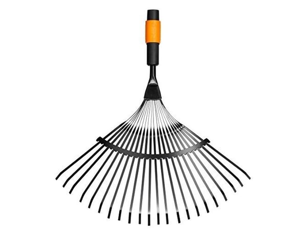 Fiskars 1000644, Lehtiharava, Terästä, Musta, Oranssi, 470 mm, 445 g