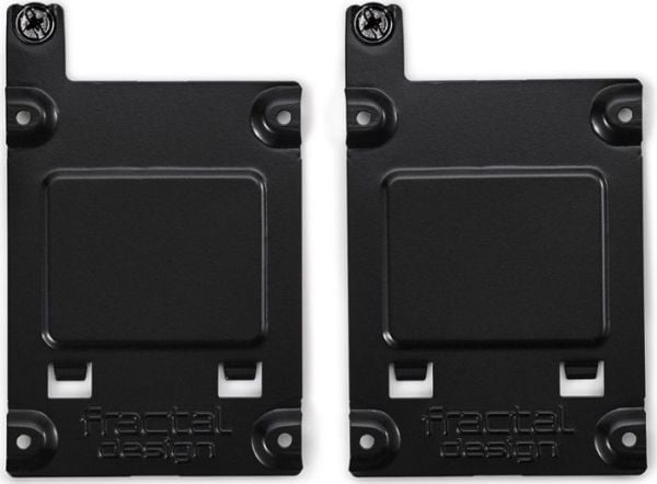 Fractal Design FD-ACC-SSD-A-BK-2P, Universaali, Kiintolevyn kiinnike, Musta, 2.5", 1 kpl, 26 mm