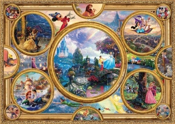 Schmidt Spiele Thomas Kinkade Studios: Disney Dreams Collection, 2000 stykker, Tegneserier