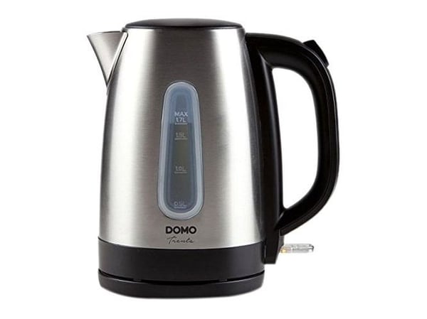 Domo DO496WK, 1,7 l, 2200 W, Rustfritt stål, Rustfritt stål, Vannivåindikator, Trådløs