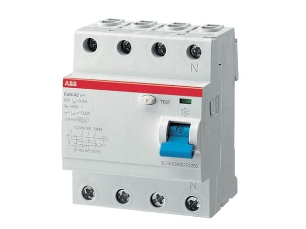 ABB F204 A-63/0,03, Vikavirtasuoja, Tyyppi A, 230 - 400 V