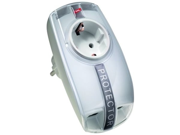 DEHN DPRO 230 NT, 1 AC-pistorasia(a), 230 V, 50 - 60 Hz, 16 A, Valkoinen, Faksi, Verkko, Puhelin