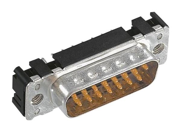 Harting 09 65 261 7711, Sort, Sølv, Stål, Kobberlegering, 1000 V, 6,5 A, 10 O
