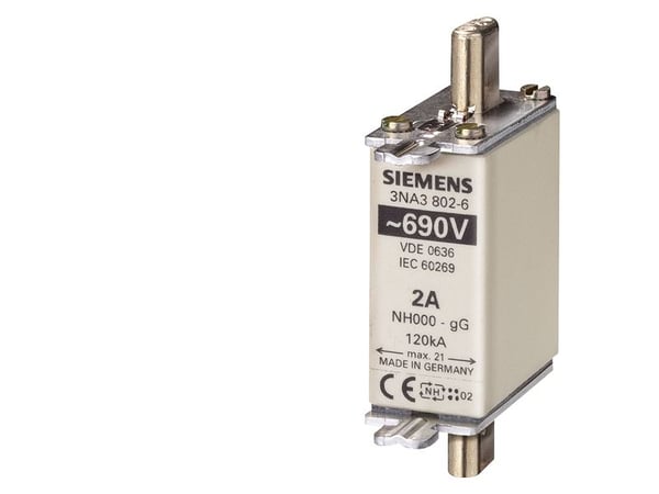 Siemens 3NA3812-6, 1 kpl, 65 mm, 62 mm, 84 mm, 129 g