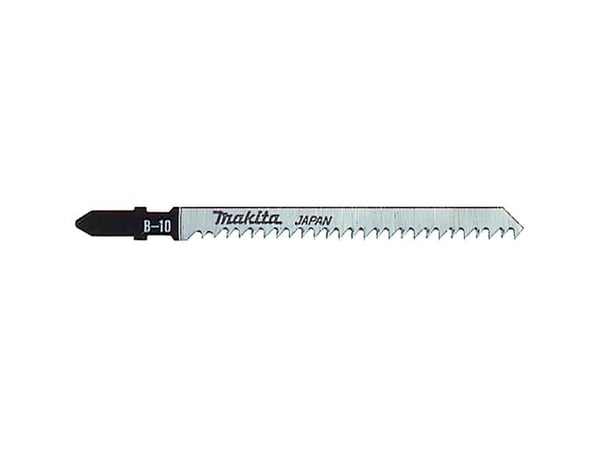 Makita B-10 - Stikksagblad - for tre, plast, kryssfinér - T-skaft - lengde: 105 mm (en pakke 5)