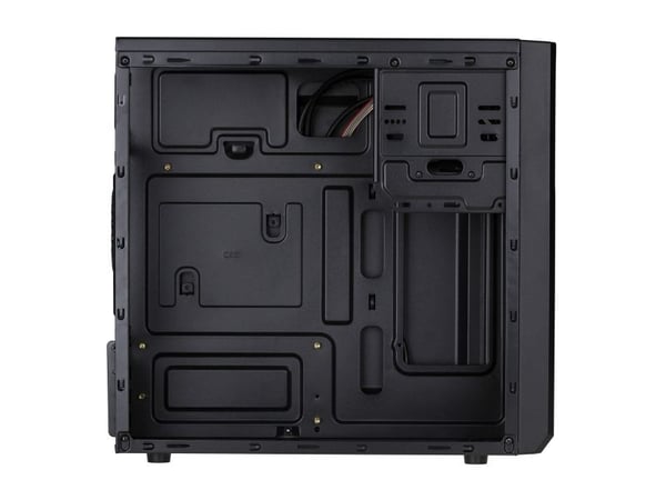 Akyga AK17BK - Tower - micro ATX - ingen strømforsyning - svart - USB/lyd