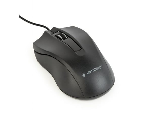 Gembird MUS-3B-01, Molempikätinen, Optinen, USB A-tyyppi, 1000 DPI, Musta