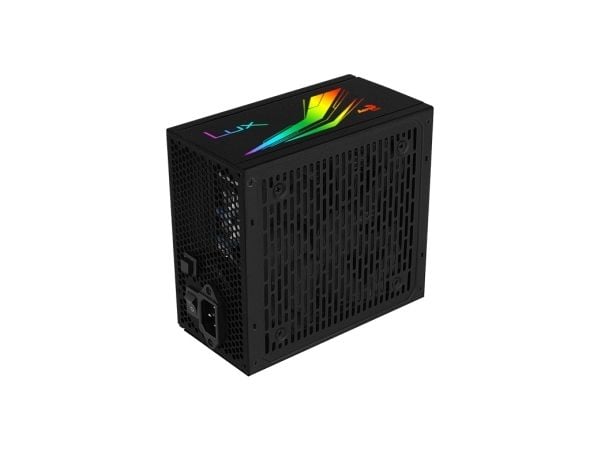 Aerocool LUX RGB 650M, 650 W, 220 - 240 V, 50 - 60 Hz, 5 A, 120 W, 600 W