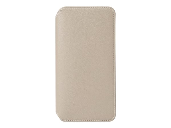 Krusell Pixbo 4 Card SlimWallet - Lommebok for mobiltelefon - beige - for Apple iPhone XS Max