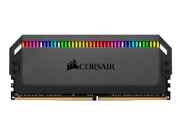 CORSAIR Dominator Platinum RGB - DDR4 - sats - 16 GB: 2 x 8 GB - DIMM 288-pin - 3200 MHz / PC4-25600 - CL16 - 1.35 V - ej buffrad - icke ECC - svart