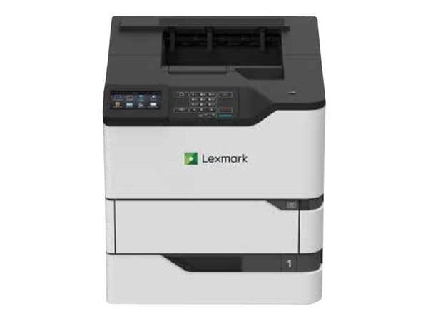 Lexmark MS822de - Skriver - S/H - Dupleks - laser - A4/Legal - 1200 x 1200 dpi - opp til 52 spm - kapasitet: 650 ark - USB 2.0, Gigabit LAN, USB 2....
