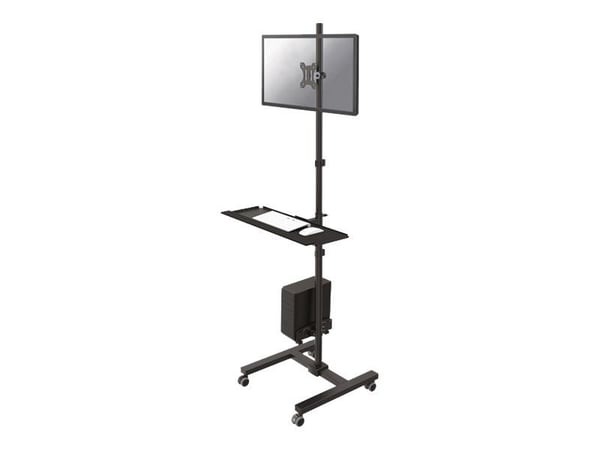 Neomounts FPMA-MOBILE1700 - Vagn - för LCD-skärm/PC-utrustning - svart - skärmstorlek: 10"-32"