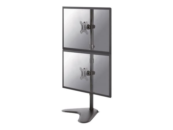 Neomounts FPMA-D550DDV - Stativ - for 2 LCD-skjermer - svart - skjermstørrelse: 10"-32" - skrivebordsstativ, skrivebordsmonterbar