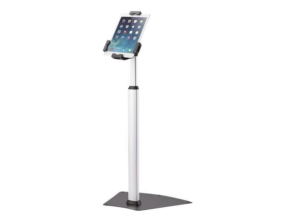 Neomounts by Newstar TABLET-S200 - Jalusta - tabletille - lukittava - hopea - näytön koko: 9.7"-10.5" - lattiatelineet
