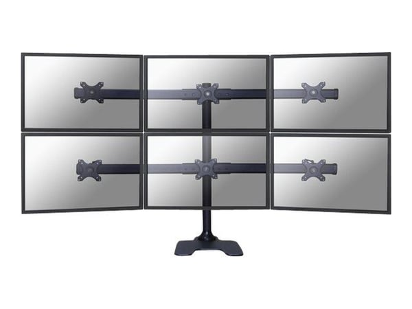 Neomounts FPMA-D700DD6, Vapaasti seisova/holkki, 8 kg, 25,4 cm (10"), 68,6 cm (27"), 100 x 100 mm, Musta