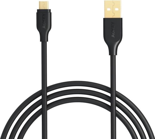 AUKEY CB-MD1, 1 m, USB A, Micro-USB B, USB 2.0, 480 Mbit/s, sortering