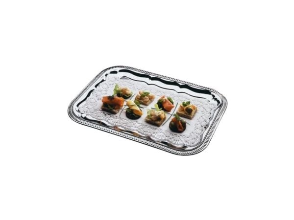 Serveringsfad 31x41 cm Rektangulær Sølvblik,stk
