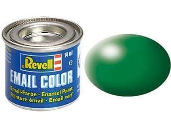 Revell Leaf green, silk RAL 6001 14 ml-tin, Grön, 1 styck