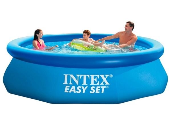 Intex 28122NP, 3853 l, Uppblåsbar pool, Barn och vuxen, 4 personer, Blå, 10,8 kg