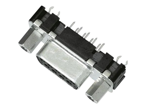 Harting 09661117501 Connettore SUB-D 1 pz., D-Sub 9-pin F, Sort, Metallisk, Polybutylentereftalat (PBT), Stål, Termoplast, Kobberlegering, 10 mO, 1...