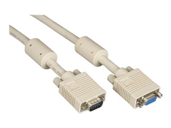 Black Box VGA/VGA, 3ft, 0,9 m, VGA (D-Sub), VGA (D-Sub), Beige, Uros/naaras