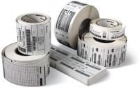 Zebra Z-Select 2000D - Matt - permanet gummi-adhesiv - belagt - perforert - hvit - 25 x 76 mm 30960 etikett(er) (12 rull(er) x 2580) papir - for LP...