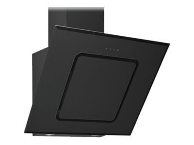SILVERLINE Agat SL 3422-60 SR - Panser - skorsteinvinklet - bredde: 59.6 cm - dybde: 43 cm - ekstraksjon og resirkulasjon (-) - svart