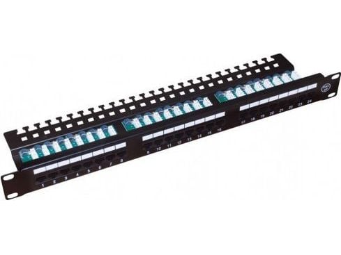 Alantec Patchpanel 1U / 19" UTP cat.5E 24 LSA-portar (PK013)