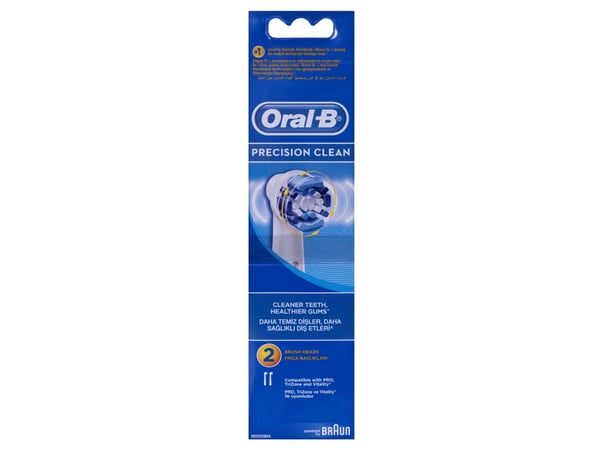 Oral-B - Utskiftningsbørstehodesett - for tannbørste - hvit