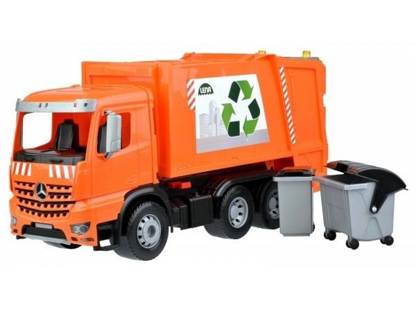 Lena Worxx 04614, Truck/trailer, Garbage truck, 3 år, Plast, Sort, Oransje