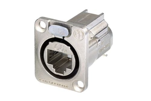 Neutrik NE8FDX-Y6, RJ-45, alumiini, Cat6a, kultainen, 1000 V, 1,5 A