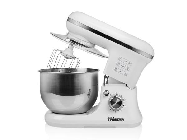 Tristar MX-4817, 5 l, Hvit, Knapper, Rotasjon, Rustfritt stål, Plast, 1200 W