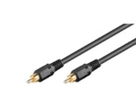 MicroConnect - Ljudkabel - RCA hane till RCA hane - 5 m