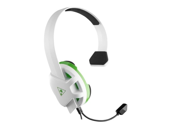 Turtle Beach RECON CHAT - For PS4 / PS4 PRO - hodesett - full størrelse - kablet - 3,5 mm jakk - hvit