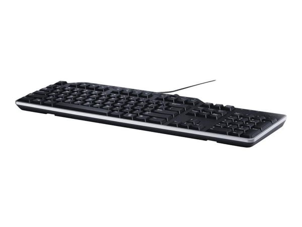 KB-522 USB-kablet multimedietastatur for bedrifter, svart