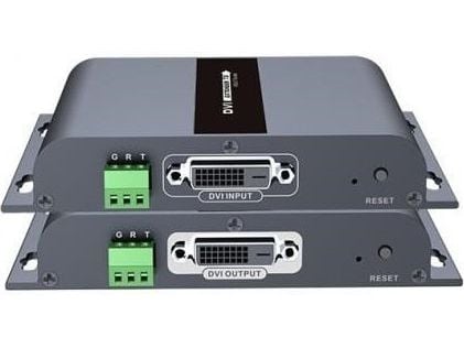 Techly IDATA-EXTIP-383D, 1920 x 1080 piksler, AV-sender og -mottaker, 120 m, Koblet med ledninger (ikke trådløs), Sort, HDCP