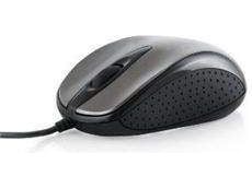 ModeCom MC-M4 - Mus - optisk - 3 knapper - kablet - USB - mørk grå
