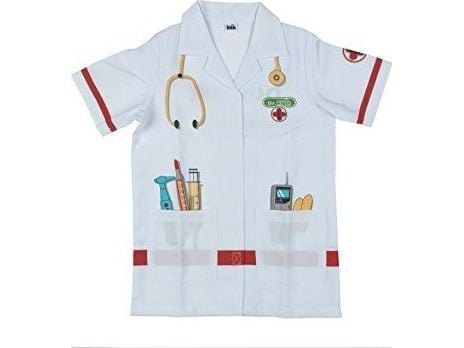 Theo Klein 4614, Fansy costume, Barn, Unisex, Uniform, Röd, Vit, Alla