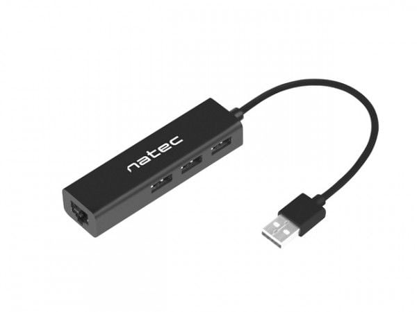 NATEC Dragonfly, USB 2.0, Sort, RJ-45, USB 2.0, USB, Windows 10, Windows 7, Windows 8, Windows XP, Mac OS 9.2, Mac OS X 10.0 Cheetah, Mac OS X 10.1...