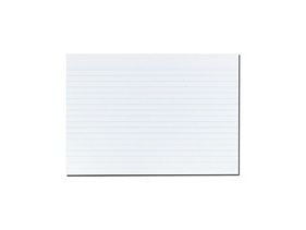 Herlitz - Indeksark - A5 (148 x 210 mm) - landskap - hvit - linjert (en pakke 100) Herlitz - Indeksark - A5 (148 x 210 mm) - landskap - hvit - linjert (en pakke 100)