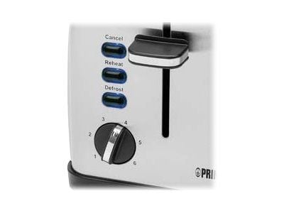Princess Toaster inox 2 - Brødrister - 2 skive - 2 Spor - rustfritt stål