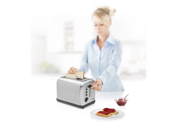 Princess Toaster inox 2 - Brødrister - 2 skive - 2 Spor - rustfritt stål