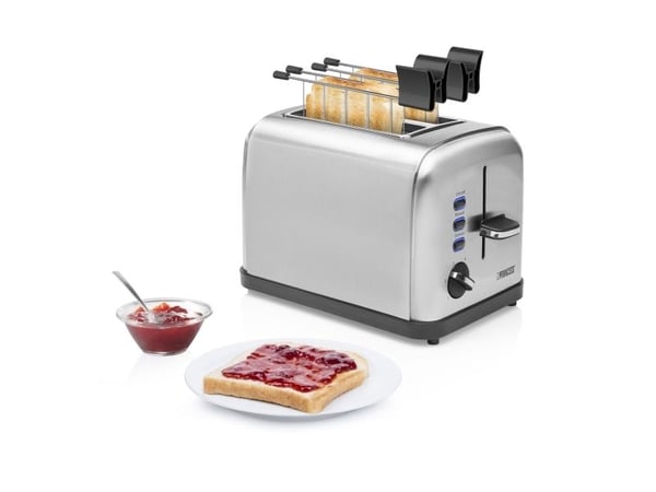Princess Toaster inox 2 - Brødrister - 2 skive - 2 Spor - rustfritt stål