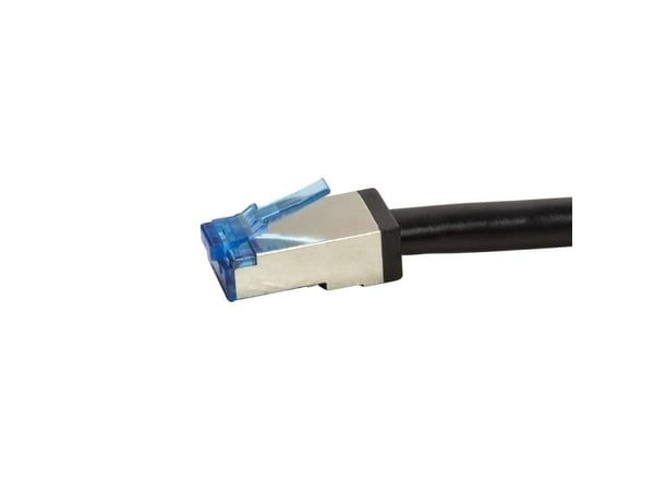 LogiLink Professional - Koblingskabel - RJ-45 (hann) til RJ-45 (hann) - SFTP - CAT 6a - halogenfri, utendørs - svart