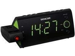 Sencor SRC 330 GN RADIOCLOCK, Alam Clock with projector, Digital, FM, ,05 cm (1.2"), Green - 420g