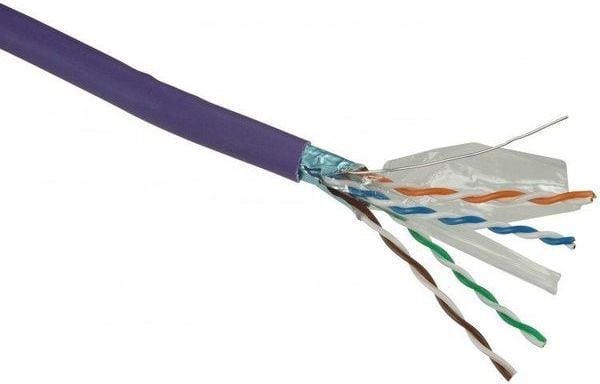 Solarix - Bulkkabel - 500 m - FTP - CAT 6 - halogenfri - lila